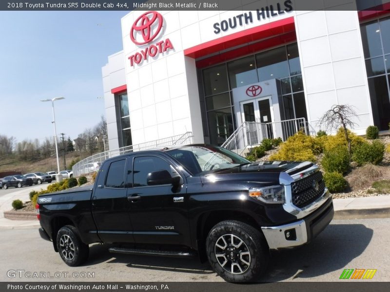 Midnight Black Metallic / Black 2018 Toyota Tundra SR5 Double Cab 4x4
