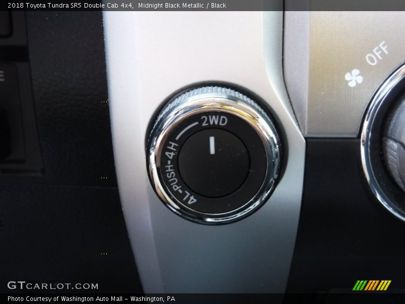 Midnight Black Metallic / Black 2018 Toyota Tundra SR5 Double Cab 4x4