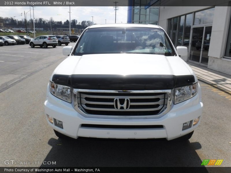 White / Black 2012 Honda Ridgeline RTL