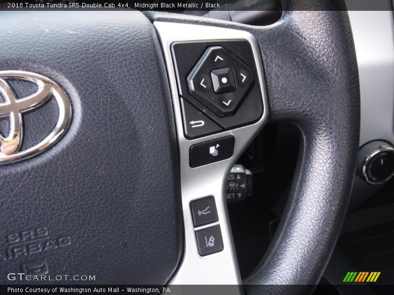 Midnight Black Metallic / Black 2018 Toyota Tundra SR5 Double Cab 4x4
