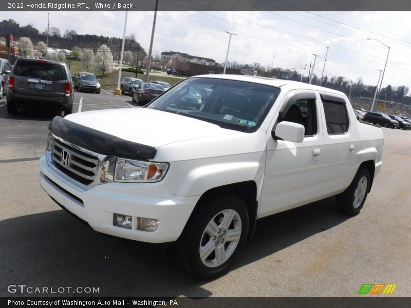 White / Black 2012 Honda Ridgeline RTL