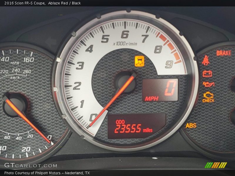  2016 FR-S Coupe Coupe Gauges