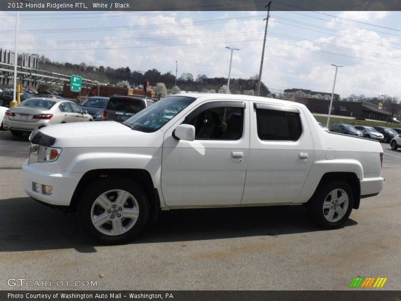 White / Black 2012 Honda Ridgeline RTL