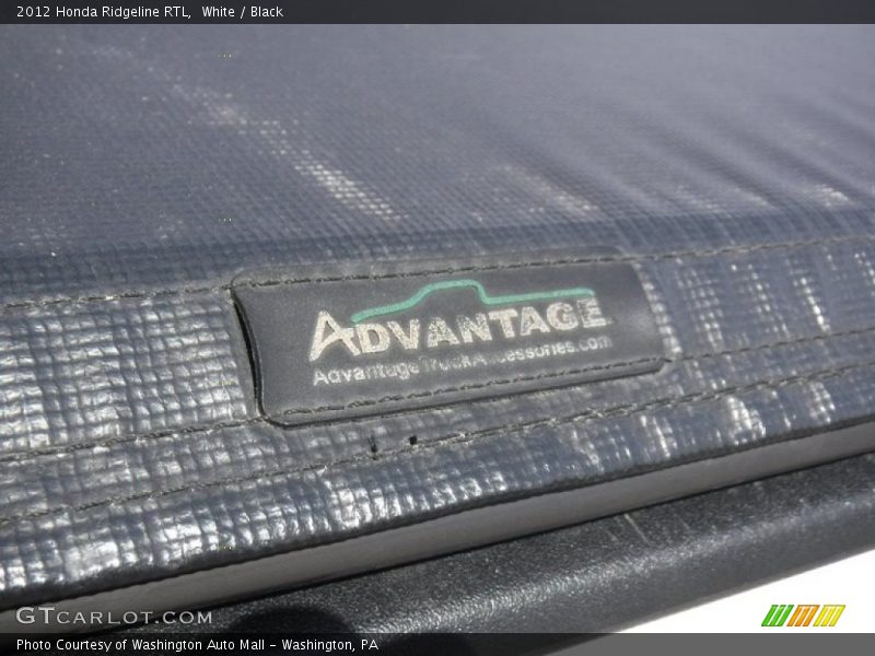 White / Black 2012 Honda Ridgeline RTL