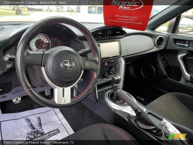 Ablaze Red / Black 2016 Scion FR-S Coupe