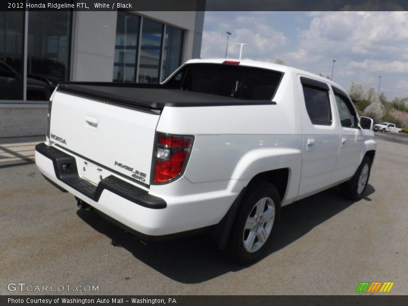 White / Black 2012 Honda Ridgeline RTL