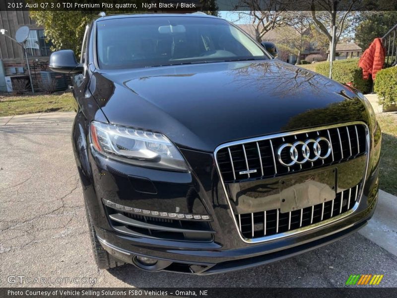 Night Black / Black 2015 Audi Q7 3.0 TDI Premium Plus quattro