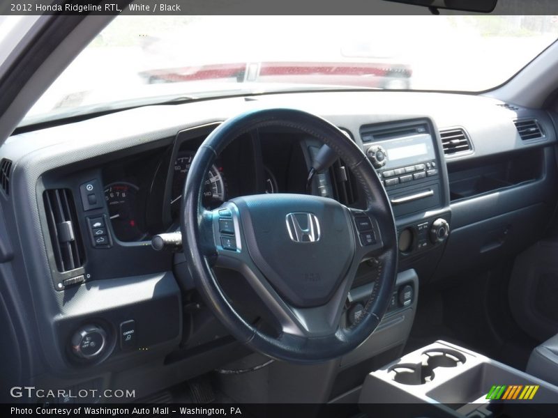 White / Black 2012 Honda Ridgeline RTL