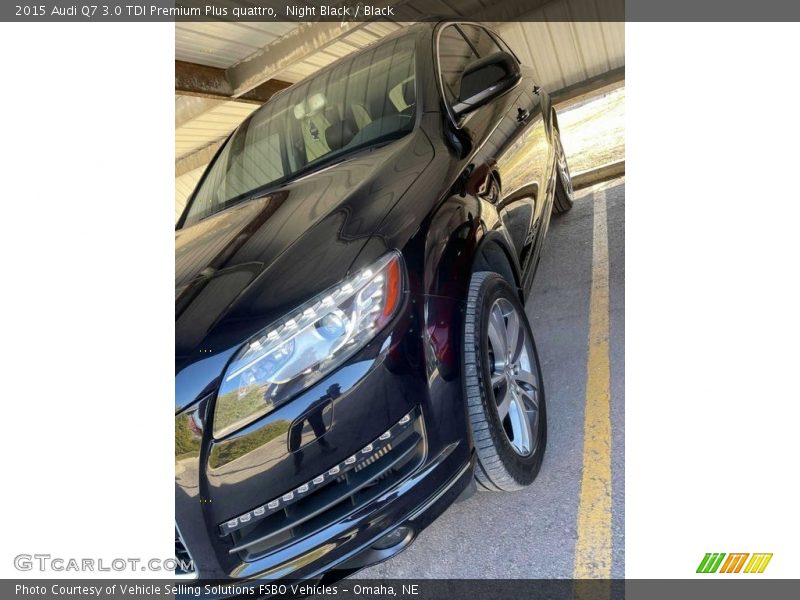 Night Black / Black 2015 Audi Q7 3.0 TDI Premium Plus quattro