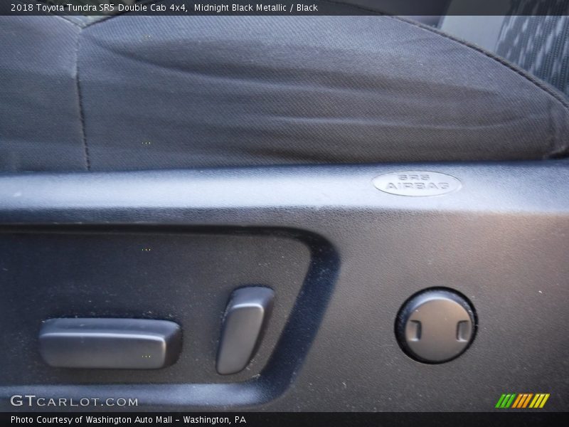 Midnight Black Metallic / Black 2018 Toyota Tundra SR5 Double Cab 4x4