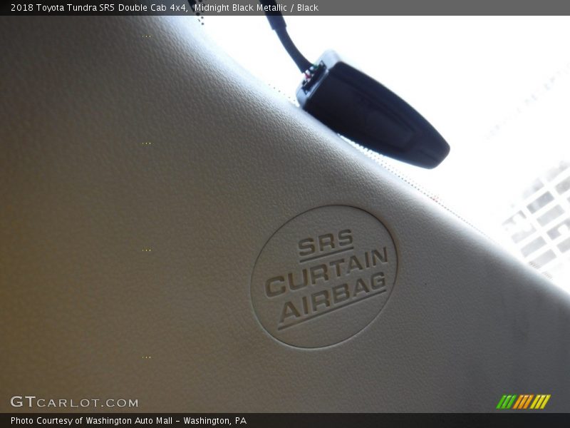 Midnight Black Metallic / Black 2018 Toyota Tundra SR5 Double Cab 4x4