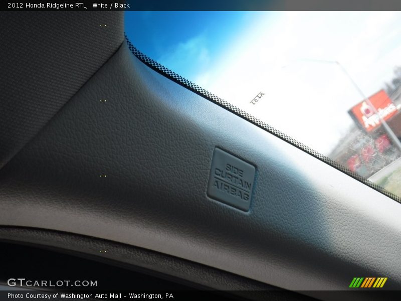 White / Black 2012 Honda Ridgeline RTL