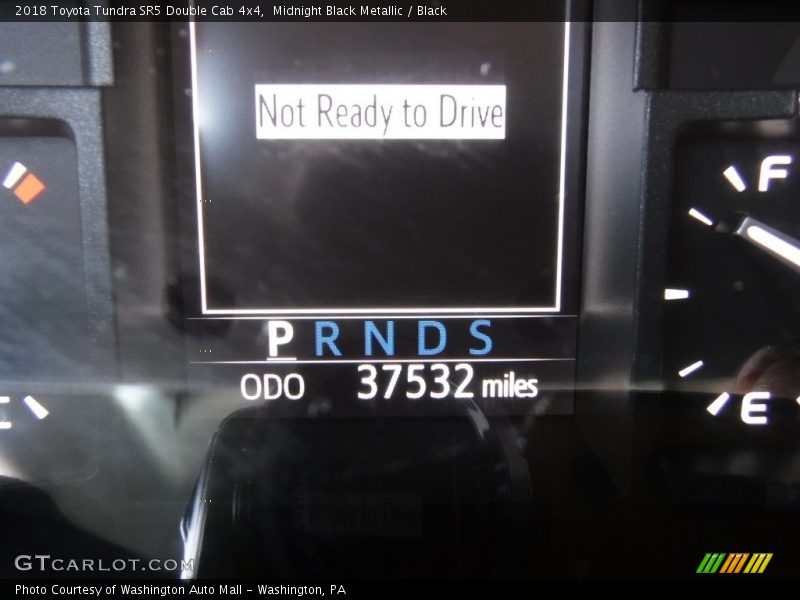 Midnight Black Metallic / Black 2018 Toyota Tundra SR5 Double Cab 4x4