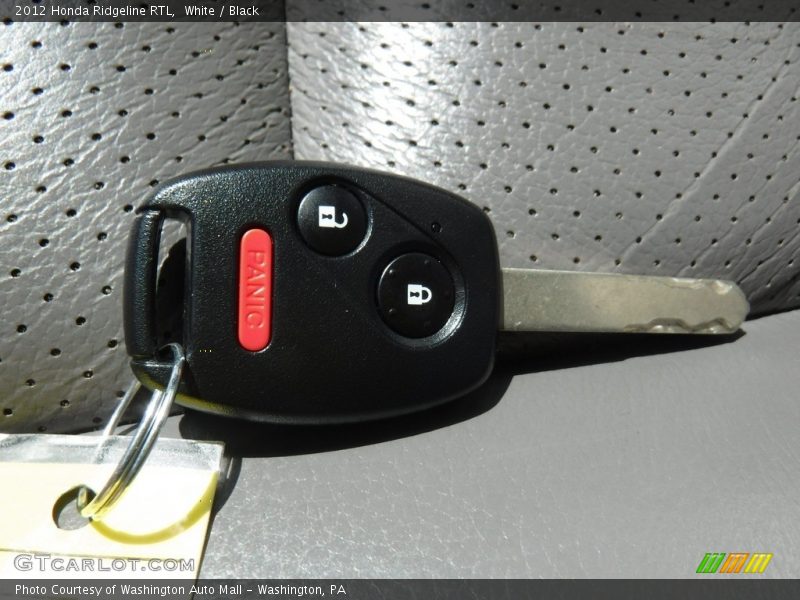White / Black 2012 Honda Ridgeline RTL