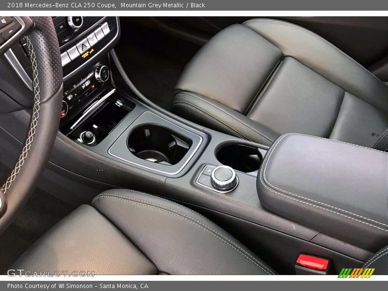 Mountain Grey Metallic / Black 2018 Mercedes-Benz CLA 250 Coupe