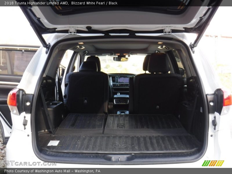 Blizzard White Pearl / Black 2018 Toyota Highlander Limited AWD