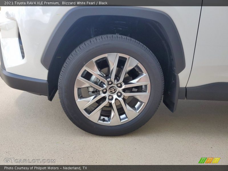 Blizzard White Pearl / Black 2021 Toyota RAV4 XLE Premium