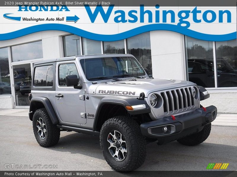 Billet Silver Metallic / Black 2020 Jeep Wrangler Rubicon 4x4