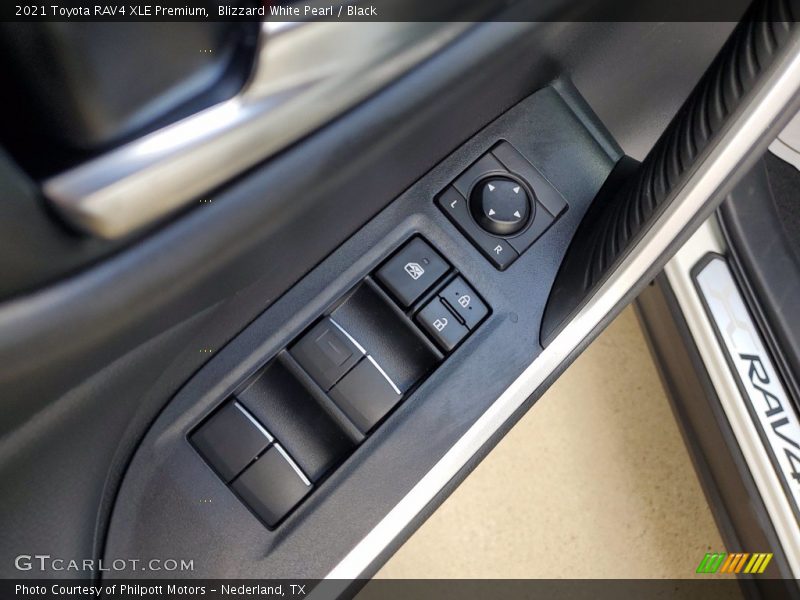 Blizzard White Pearl / Black 2021 Toyota RAV4 XLE Premium