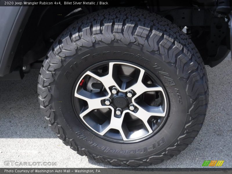 Billet Silver Metallic / Black 2020 Jeep Wrangler Rubicon 4x4