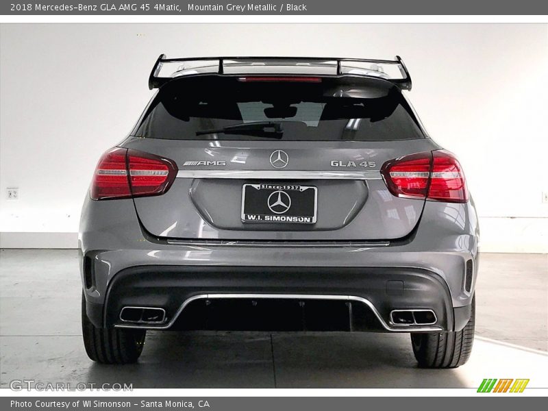 Mountain Grey Metallic / Black 2018 Mercedes-Benz GLA AMG 45 4Matic