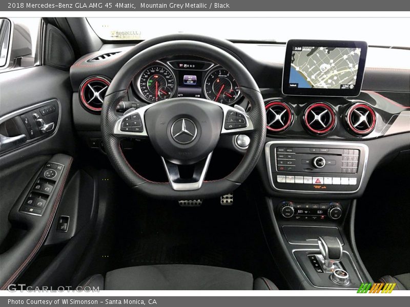 Mountain Grey Metallic / Black 2018 Mercedes-Benz GLA AMG 45 4Matic