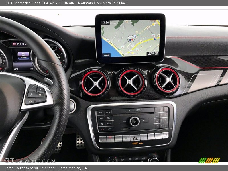 Mountain Grey Metallic / Black 2018 Mercedes-Benz GLA AMG 45 4Matic