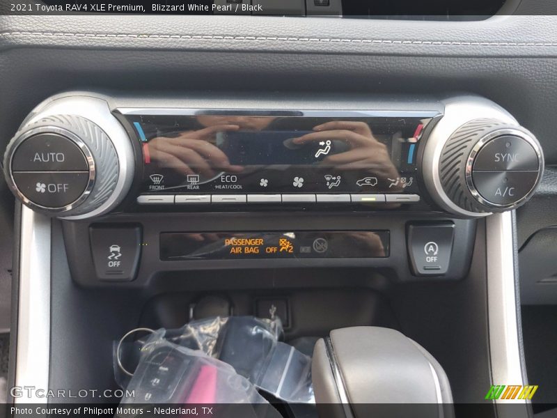 Blizzard White Pearl / Black 2021 Toyota RAV4 XLE Premium