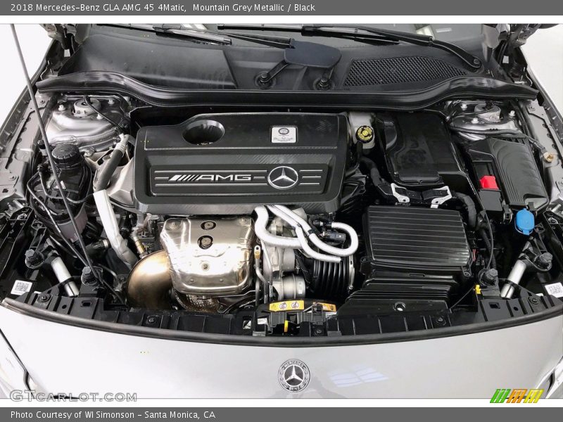 Mountain Grey Metallic / Black 2018 Mercedes-Benz GLA AMG 45 4Matic
