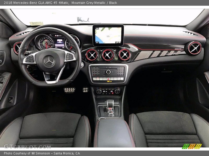 Mountain Grey Metallic / Black 2018 Mercedes-Benz GLA AMG 45 4Matic