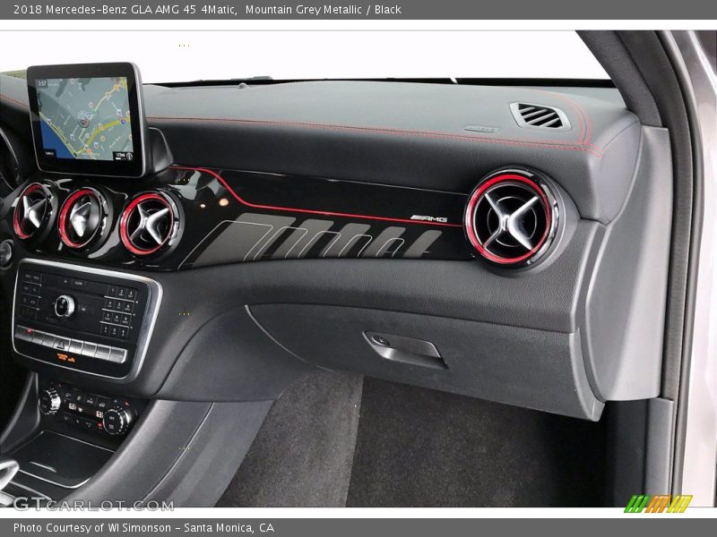 Mountain Grey Metallic / Black 2018 Mercedes-Benz GLA AMG 45 4Matic