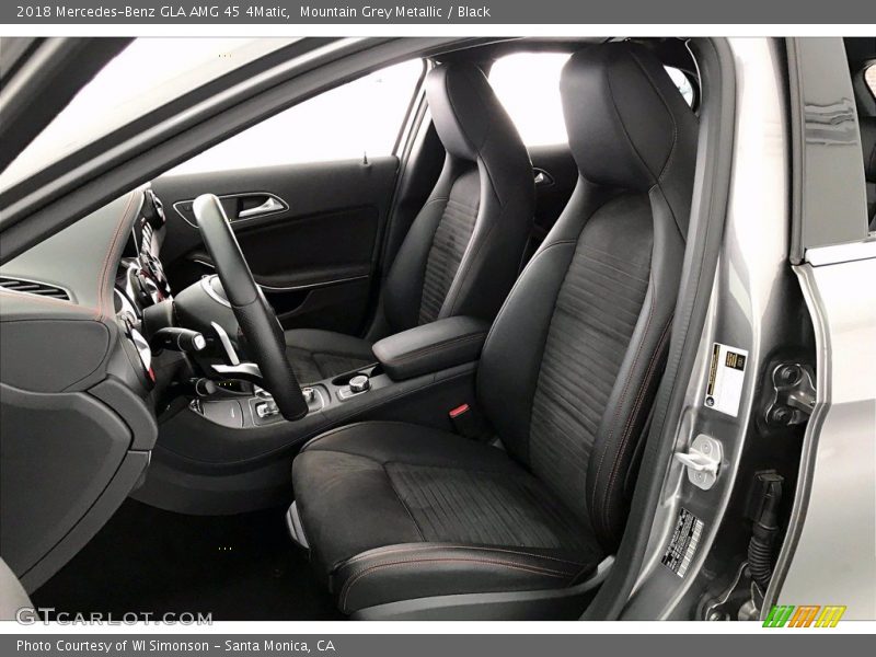 Mountain Grey Metallic / Black 2018 Mercedes-Benz GLA AMG 45 4Matic