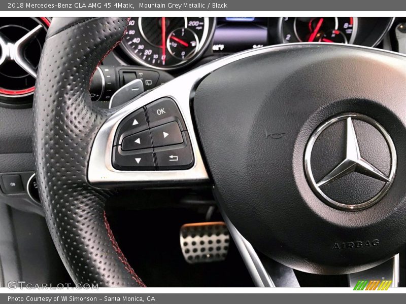 Mountain Grey Metallic / Black 2018 Mercedes-Benz GLA AMG 45 4Matic