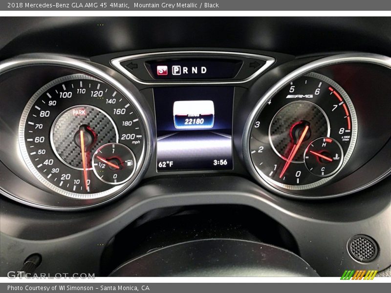 Mountain Grey Metallic / Black 2018 Mercedes-Benz GLA AMG 45 4Matic