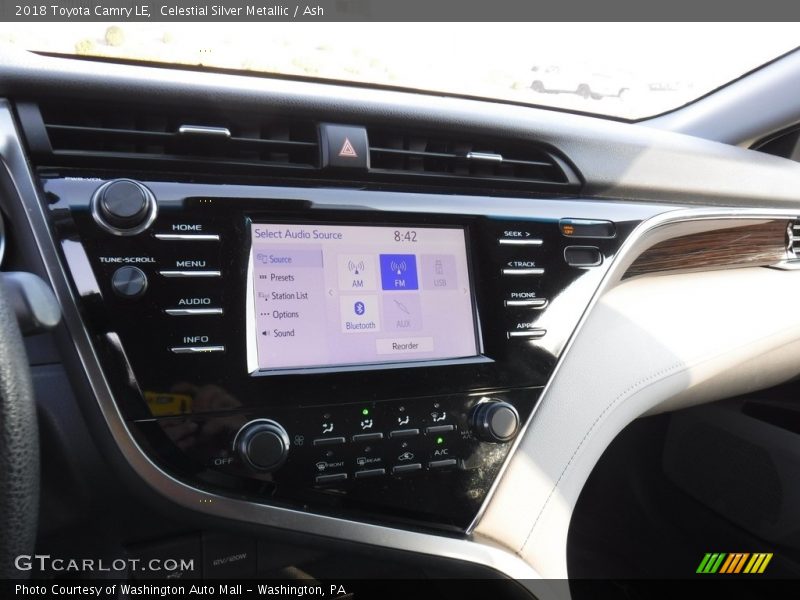 Celestial Silver Metallic / Ash 2018 Toyota Camry LE