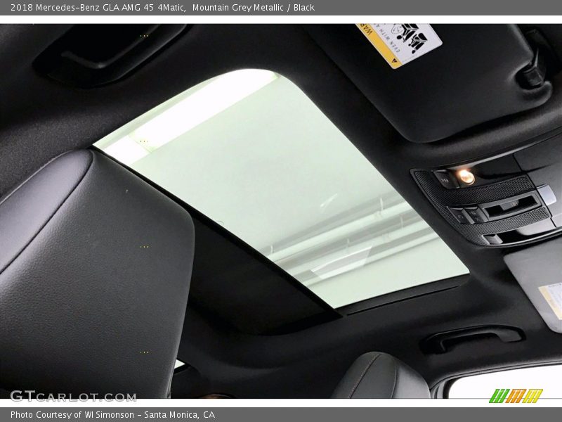 Mountain Grey Metallic / Black 2018 Mercedes-Benz GLA AMG 45 4Matic