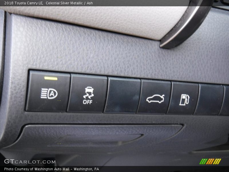 Celestial Silver Metallic / Ash 2018 Toyota Camry LE