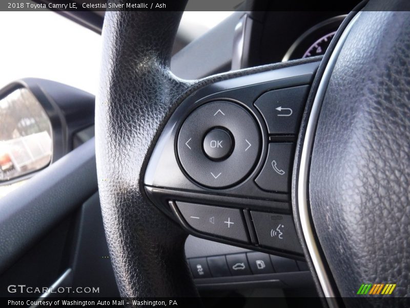 Celestial Silver Metallic / Ash 2018 Toyota Camry LE