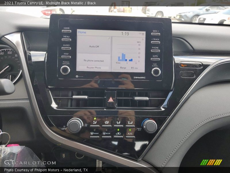 Midnight Black Metallic / Black 2021 Toyota Camry LE