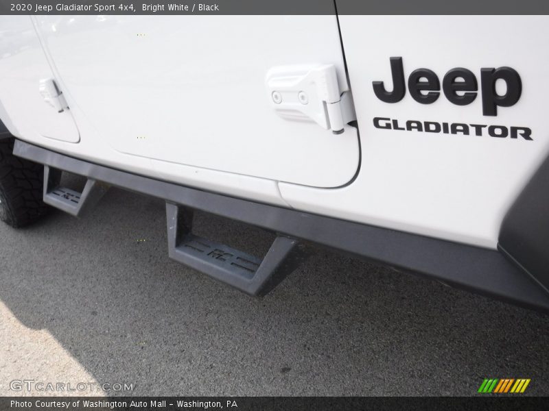 Bright White / Black 2020 Jeep Gladiator Sport 4x4