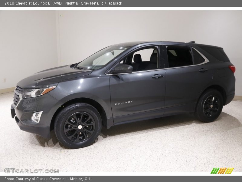 Nightfall Gray Metallic / Jet Black 2018 Chevrolet Equinox LT AWD