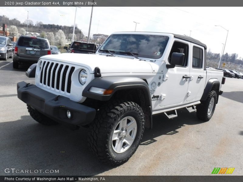 Bright White / Black 2020 Jeep Gladiator Sport 4x4