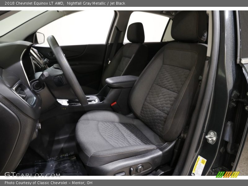 Nightfall Gray Metallic / Jet Black 2018 Chevrolet Equinox LT AWD