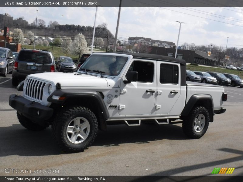 Bright White / Black 2020 Jeep Gladiator Sport 4x4