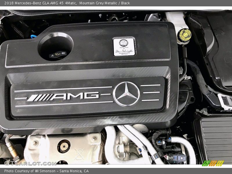 Mountain Grey Metallic / Black 2018 Mercedes-Benz GLA AMG 45 4Matic