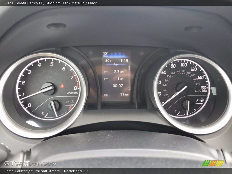 Midnight Black Metallic / Black 2021 Toyota Camry LE