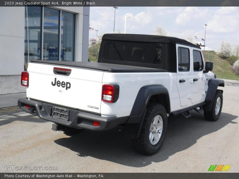 Bright White / Black 2020 Jeep Gladiator Sport 4x4