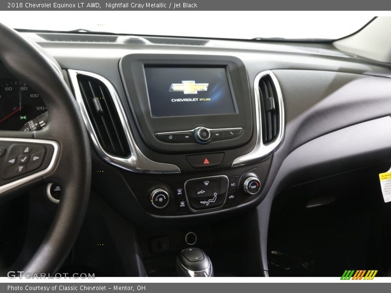Nightfall Gray Metallic / Jet Black 2018 Chevrolet Equinox LT AWD