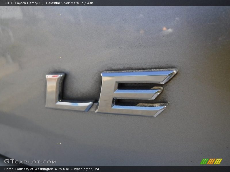 Celestial Silver Metallic / Ash 2018 Toyota Camry LE
