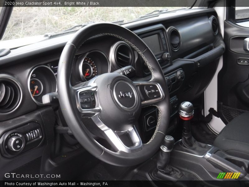 Bright White / Black 2020 Jeep Gladiator Sport 4x4